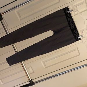 Gymshark workout pants, dark gray.